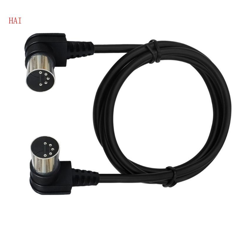 HAI 5pin Male DIN Plug Socket Connector 5 PIN แชสซีสาย Mount ชายกับชาย