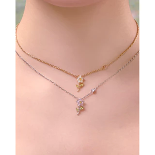 YVIS Floret Brass Necklace - Posy Collection