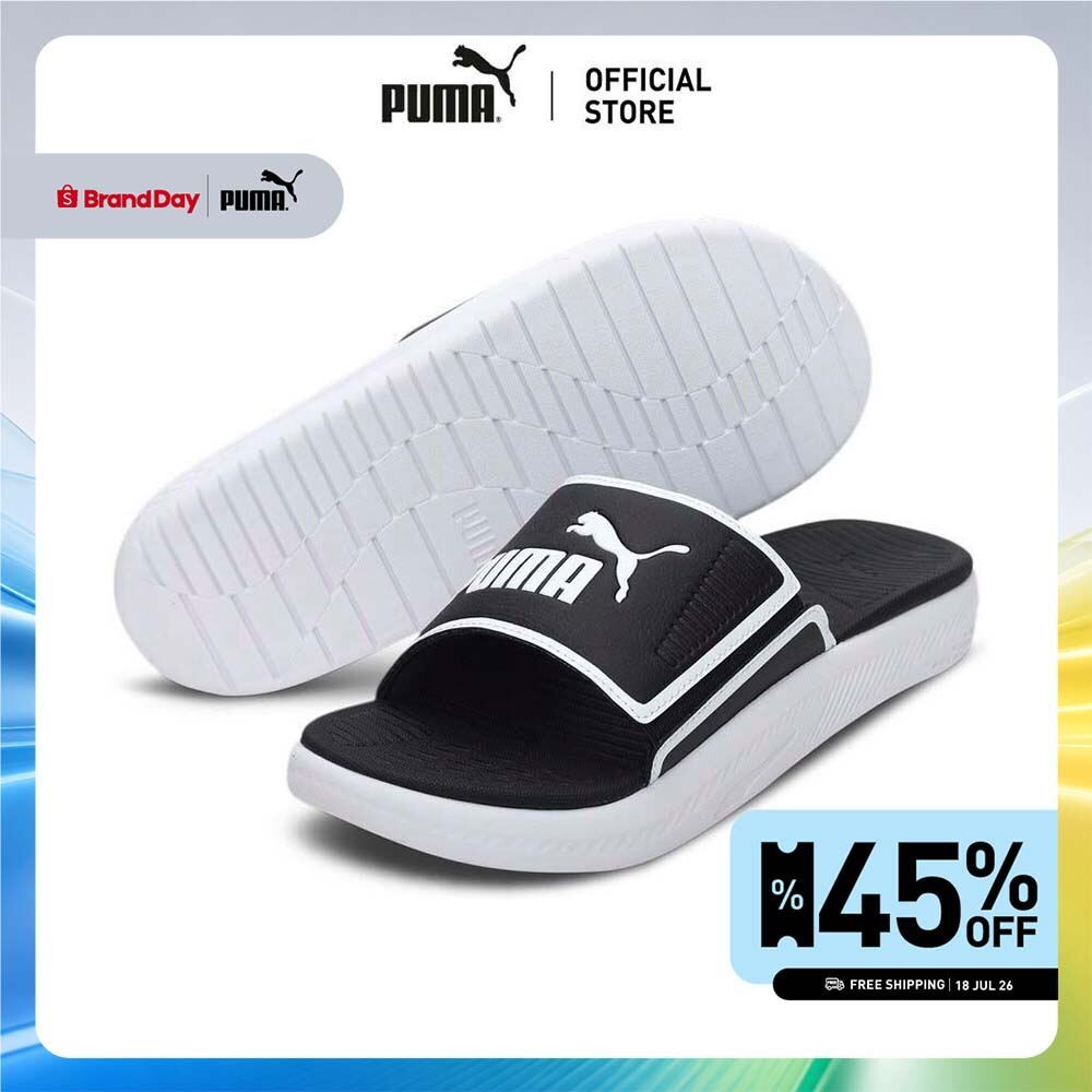 PUMA SWIMMING/BEACH - รองเท้าแตะผู้ชาย Softride สีดำ - 38211101