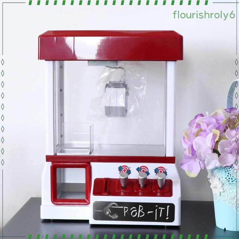 [flurishroly6] Claw Toy Grabber Dispenser Crane Vending Game Machine ของเล่นเด็กเสียง