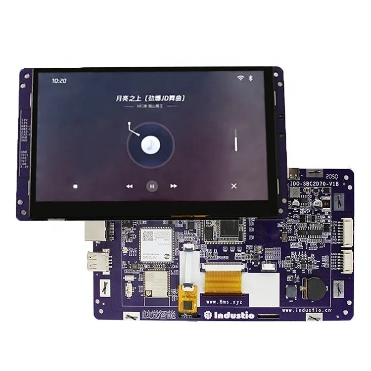 Dans Dans IDO-SMLCD72-V1-2EC 7 7 นิ้ว LCD TP หน้าจอ Linux บอร์ดประเมินสมาร์ทแผงสัมผัสเมนบอร์ด SSD201