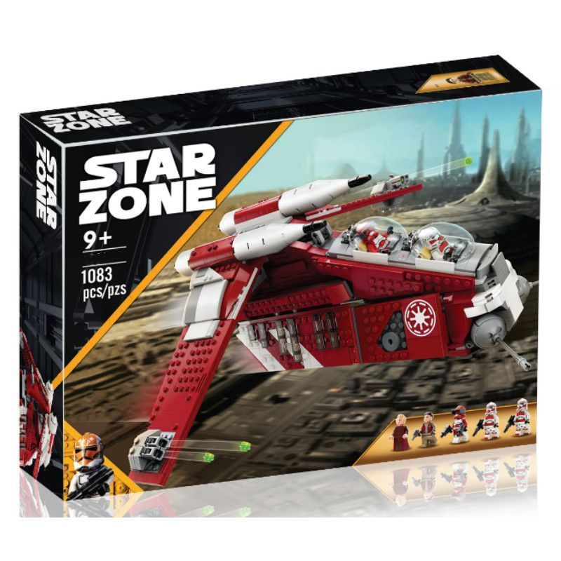 ใช้งานร่วมกับ Star Wars Coruscant Guard Guards Gunship 75354 การศึกษา diy Building Block ของเล่นของข
