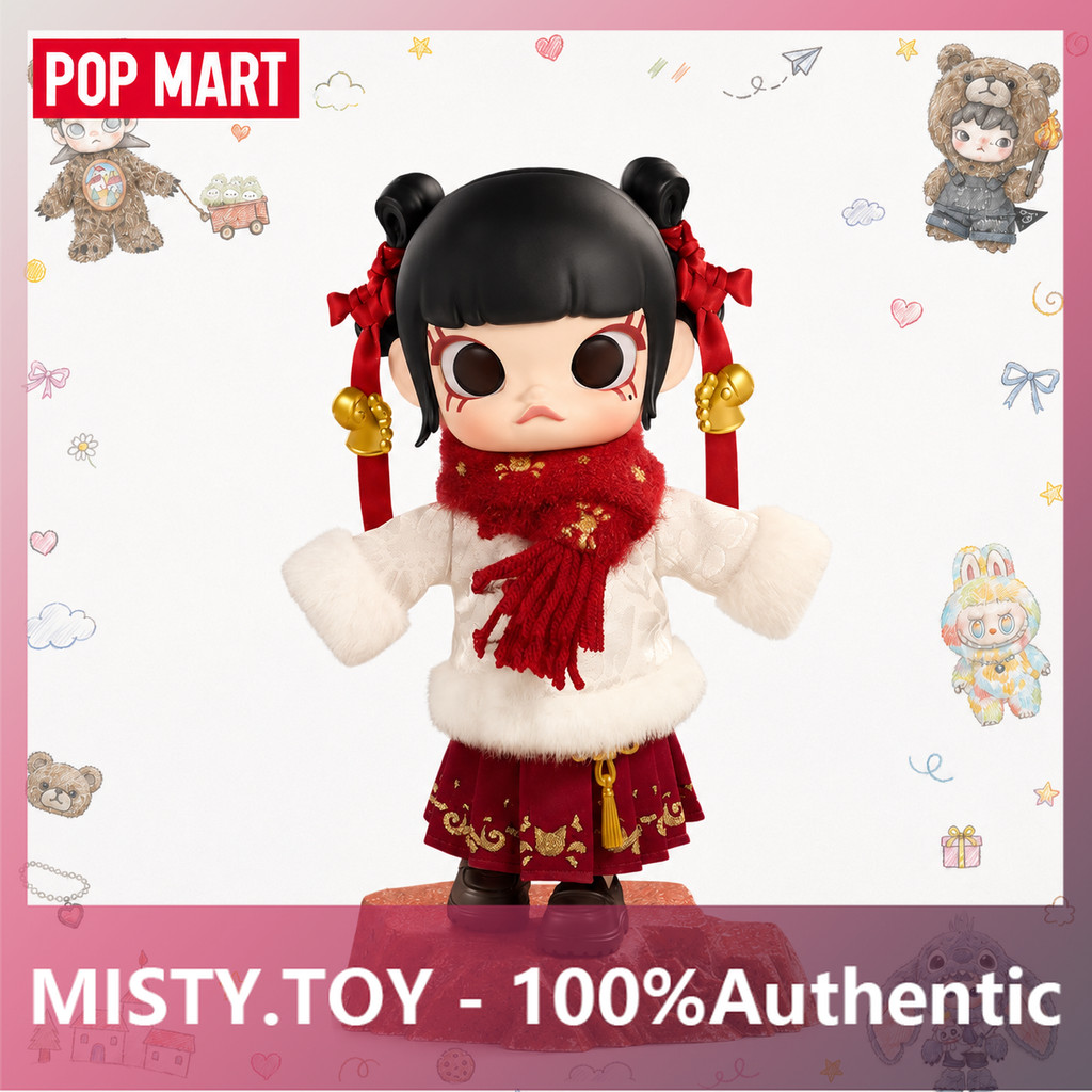 POPMART MOLLY ทันที Rich 1/8 ตุ๊กตาขยับแขนขาได้ตกแต่งของขวัญของแท้