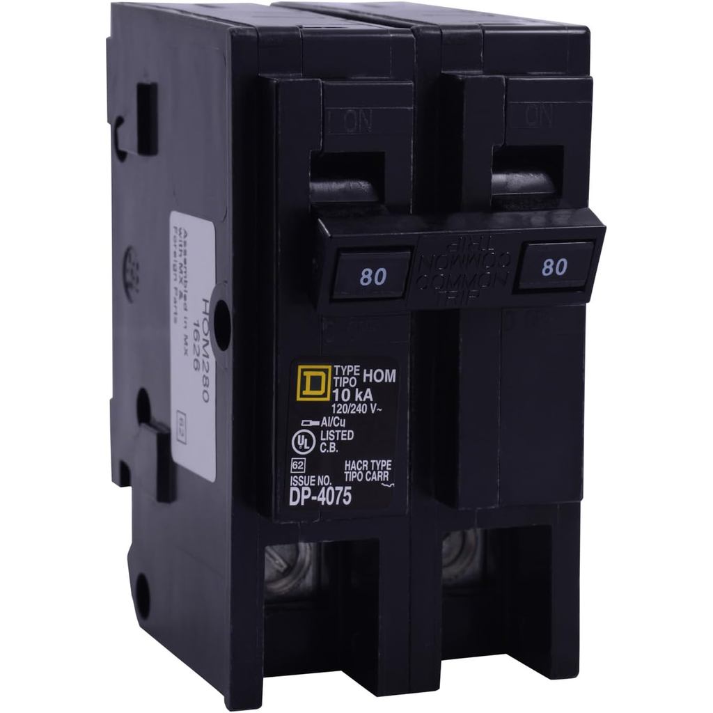 Square D by Schneider Electric Square D - HOM280CP Homeline 80-Amp Two-Pole Circuit Breaker-&-