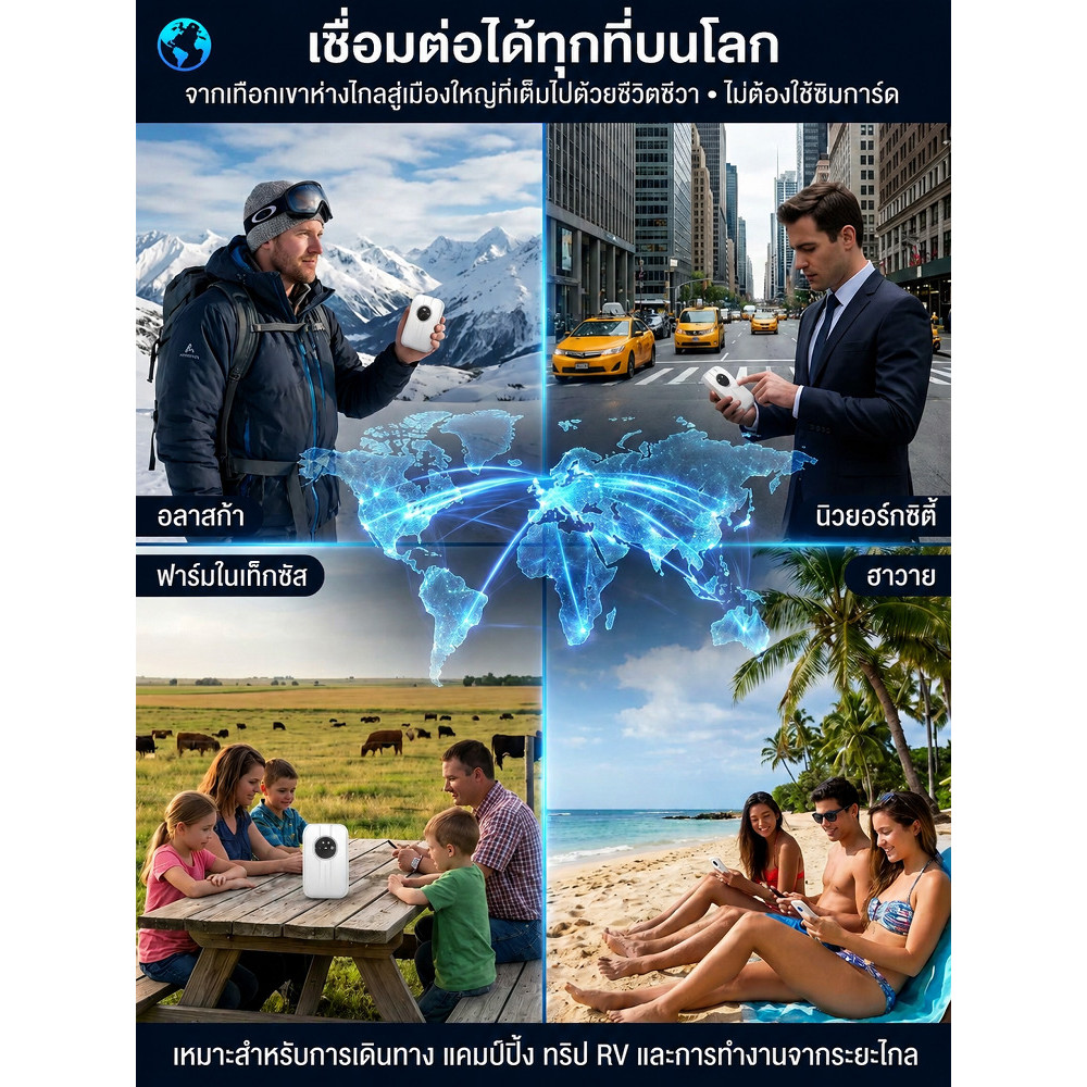 CODขายดีพกพา ไวไฟ ไร้สาย/พกพา ฮอตสปอต รูปที่ 5