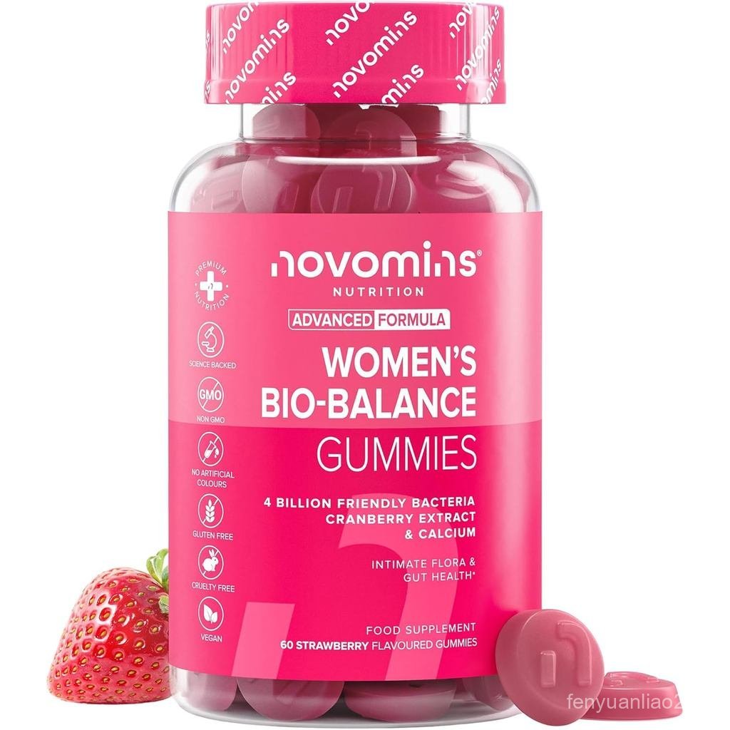Womens BioBalance for Intimate Flora and Gut Health – Advanced MultiStrainer Formulation – with Calc