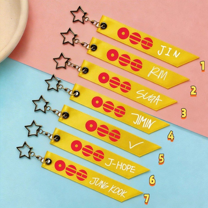 BTS สินค้า JIMIN JIMIN JIMIN Streamer พวงกุญแจ Tian Jungkook แถบโทรศัพท์มือถือ Lanyard GS32