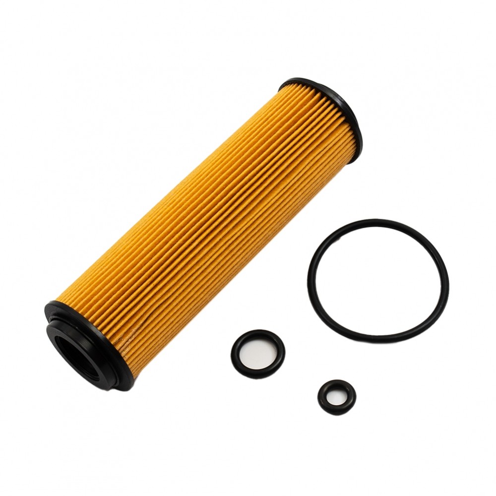 【BIG SALE】71 180 00 09 Oil Filter Kit with 1 Filter Element 3 O Rings for Mercedes C Class-HAPY
