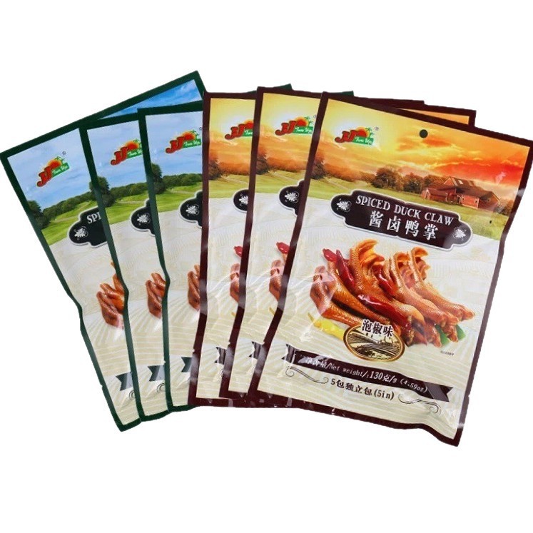 0702354207023542JJ Brand Sauce Braised Duck Palm Sauce Fragrance 130g Chasing Drama Casual Snacks Fo