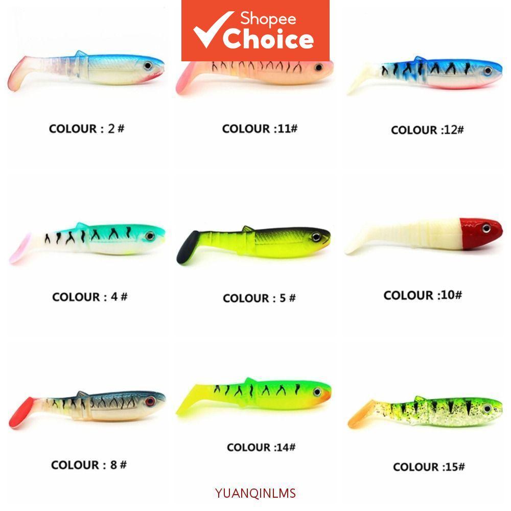 เหยื่อตกปลาห้าตัว 8 ซม. 6G ซิลิโคน Pearl Shape เหมาะสําหรับ Jigging และ Pitch Fishing