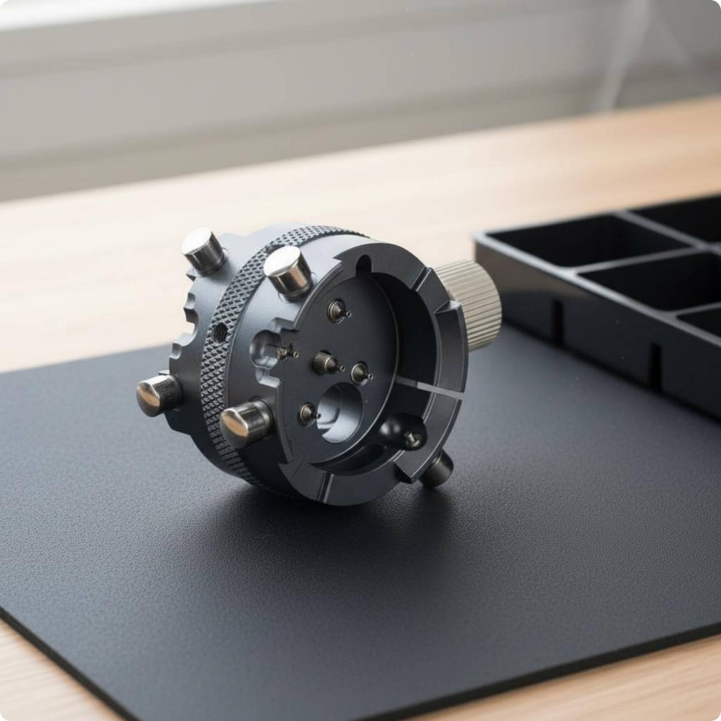 Precision Fit 7750 Movement Holder ที่นั่งเคลื่อนไหวอลูมิเนียมอัลลอยด์ขนาดกะทัดรัดสําหรับช่างซ่อมนาฬ
