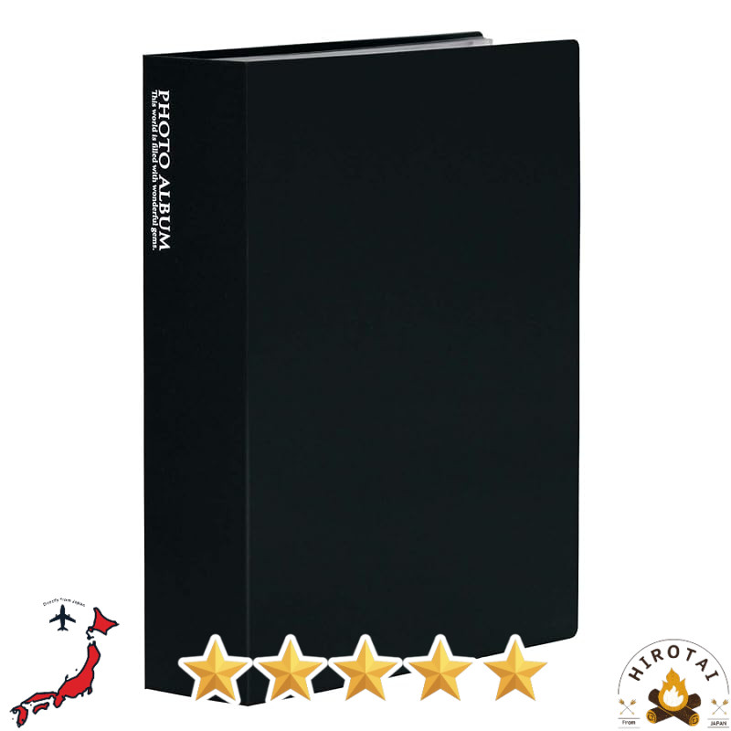 Photo Album SEKISEI Pocket Organizer for L-size Prints, Black KP-240