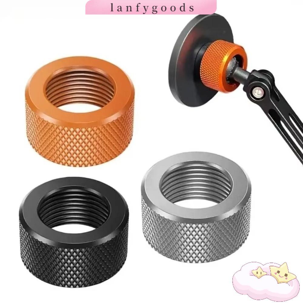 LANFYGOODS ตัวยึดกระชับ, อลูมิเนียมอัลลอยด์ 17 มม. น็อตหัวบอล, การออกแบบน็อตปรับคุณภาพสูงทนต่อการสึกหรอ Universal Fastener Nut Universal