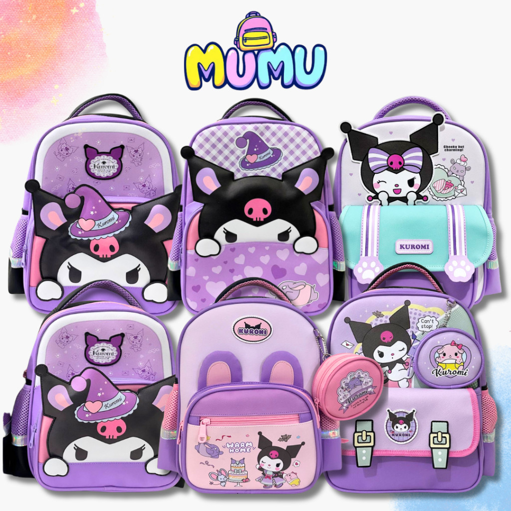 HORANSHOP MUMU | กระเป๋าเด็ก KUROMI PREMIUM (PAUD-TK-SD)