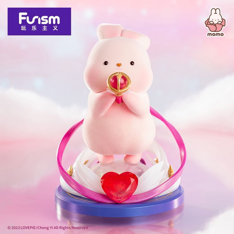 Playism momo Touch Rabbit Magic Rabbit รูปอินเทรนด์เล่นตุ๊กตาน่ารักเดสก์ท็อปตกแต่งสาวของขวัญ