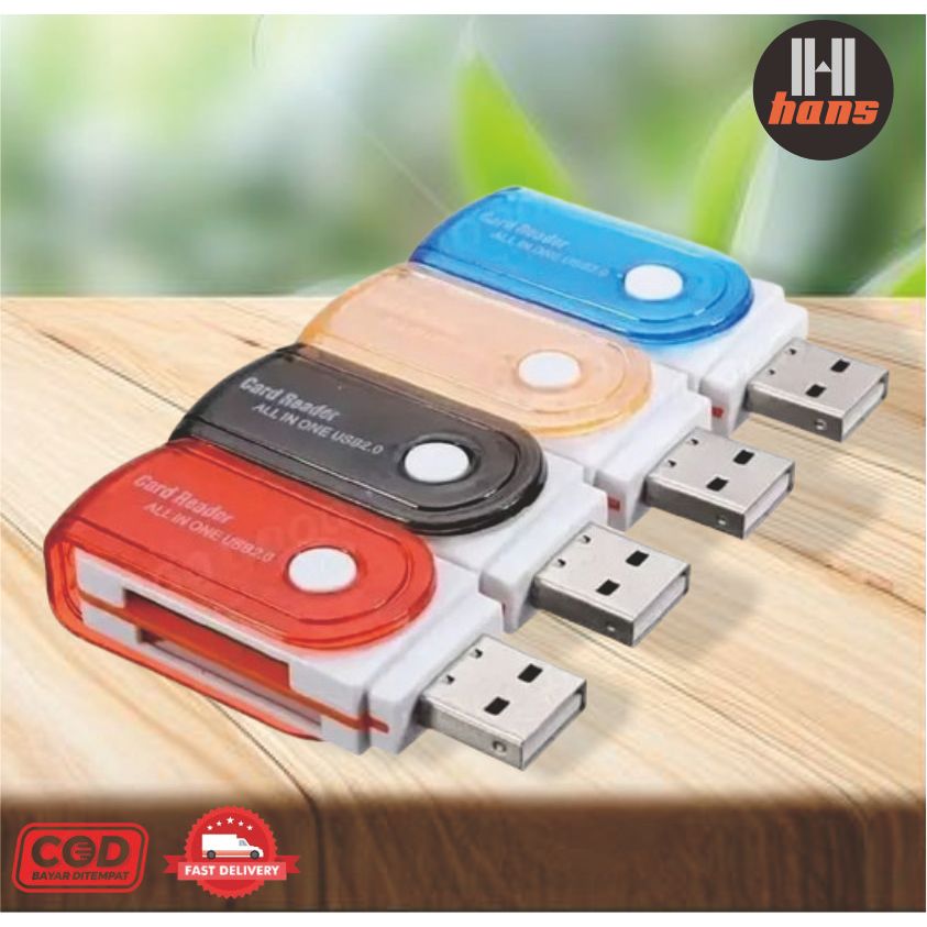 All in One Multi Card Reader USB 4in1 การ์ดหน่วยความจํา SDHC MMC การ์ด Micro SD การ์ด Sony Micro M2 