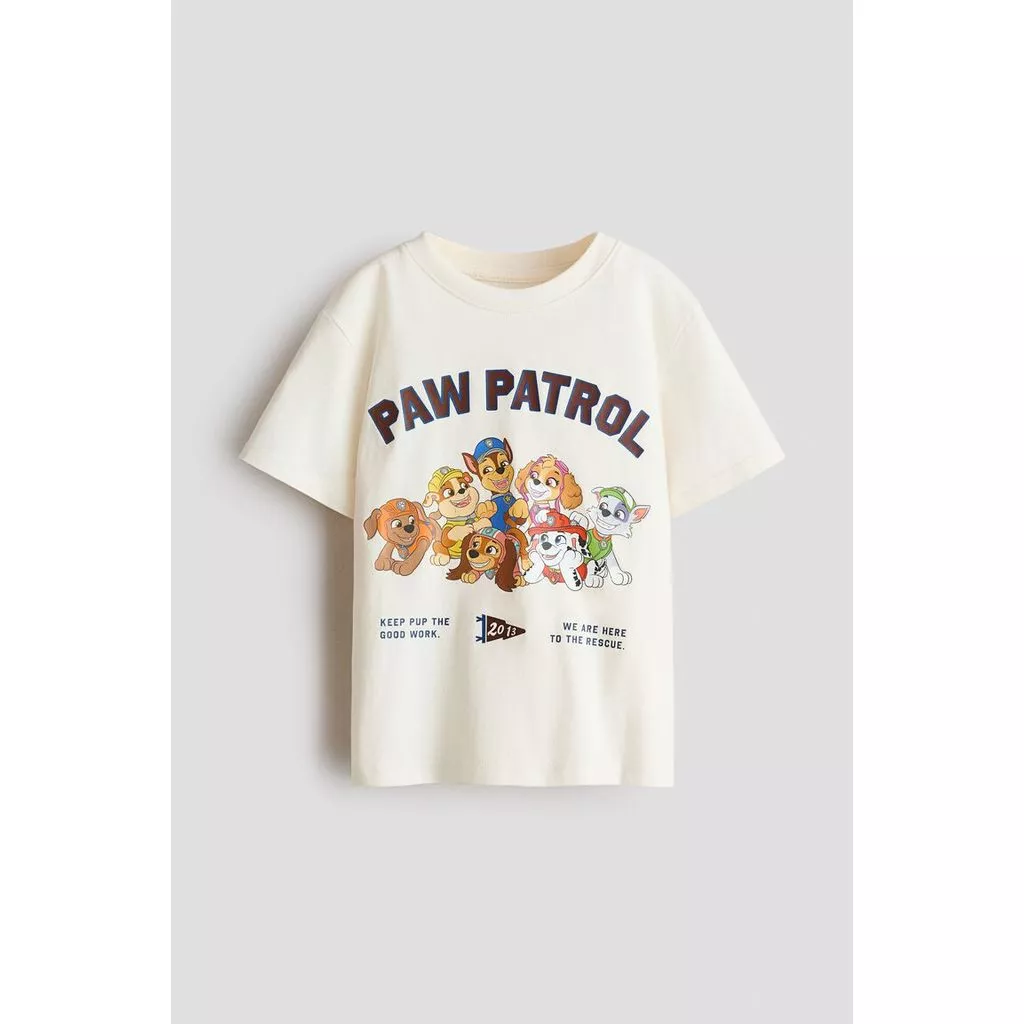 H&M(เอชแอนด์เอ็ม) เสื้อยืดผ้าฝ้ายพิมพ์ลาย เด็กชาย 1340783_3