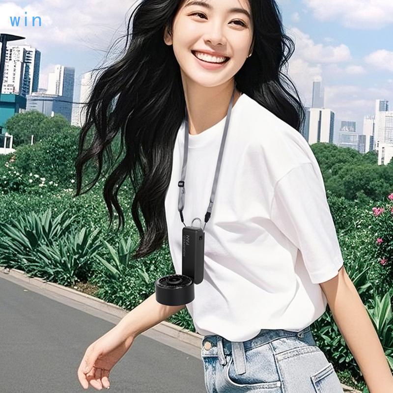 Win พัดลมมือถือขนาดเล็กทรงพลัง 9m s Turboes Wind USB ดําเนินการเครื่องมือควบคุมอุณหภูมิส่วนบุคคล
