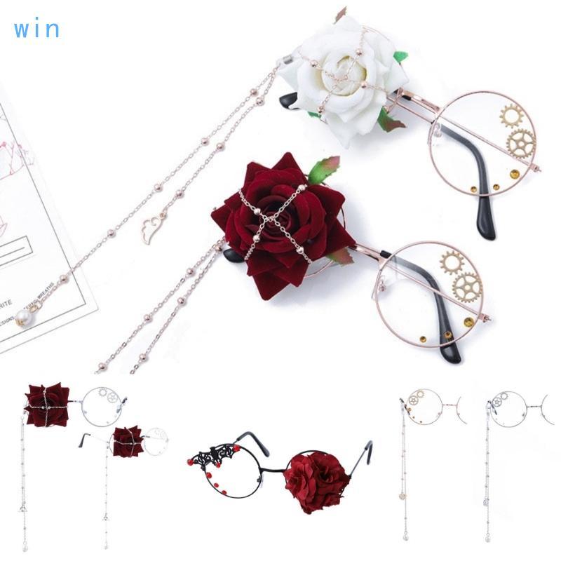 Win Teens Girl Glasses LolitaStyle แว่นตากรอบเลนส์ใส Eye Glass
