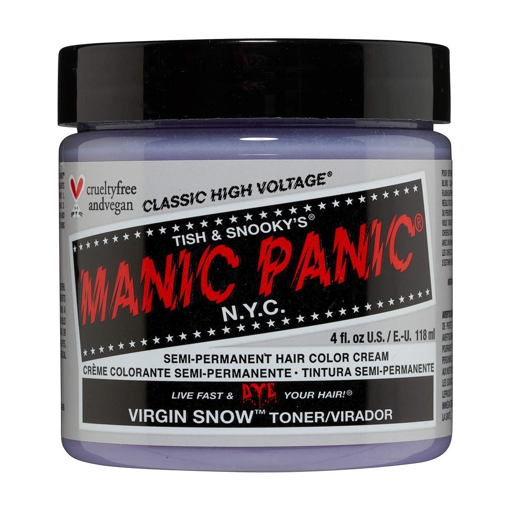MANIC PANIC ครีมเปลี่ยนสีผมกึ่งถาวร - Virgin Snow - โทนเนอร์มิกเซอร์สีขาวส่งตรงจากญี่ปุ่น