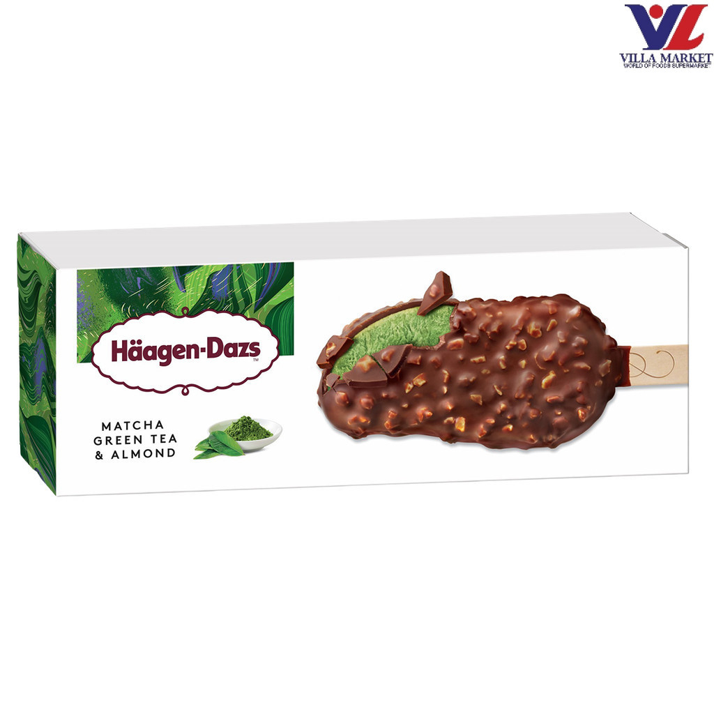 Hd Green Tea And Almond Stick ฮาเก้น-ดาส รสชาเขียวและอัลมอนด์ แบบแท่ง