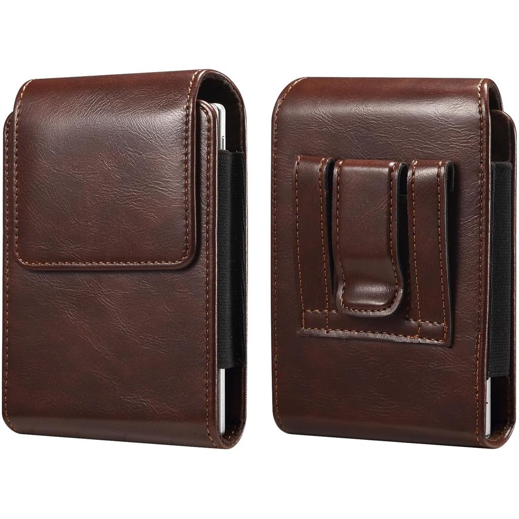 พรีเมี่ยมเข็มขัดหนังคลิปโทรศัพท์ Holster สําหรับ Samsung Galaxy Z พับ 8 กว้าง, สําหรับ Motorola Moto