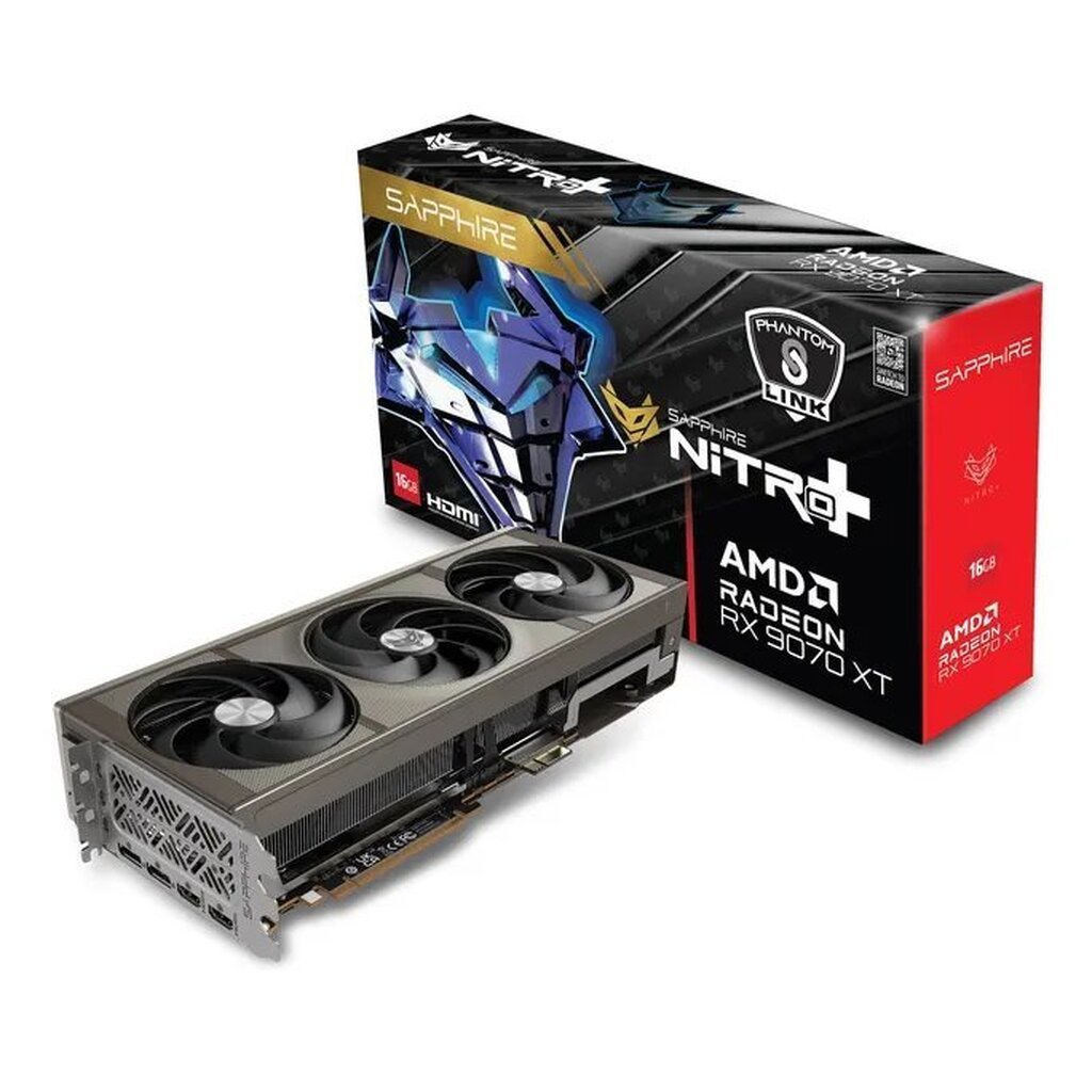 SAPPHIRE NITRO+ RX 9070 XT OC PhantomLink Edition 16GB GDDR6
