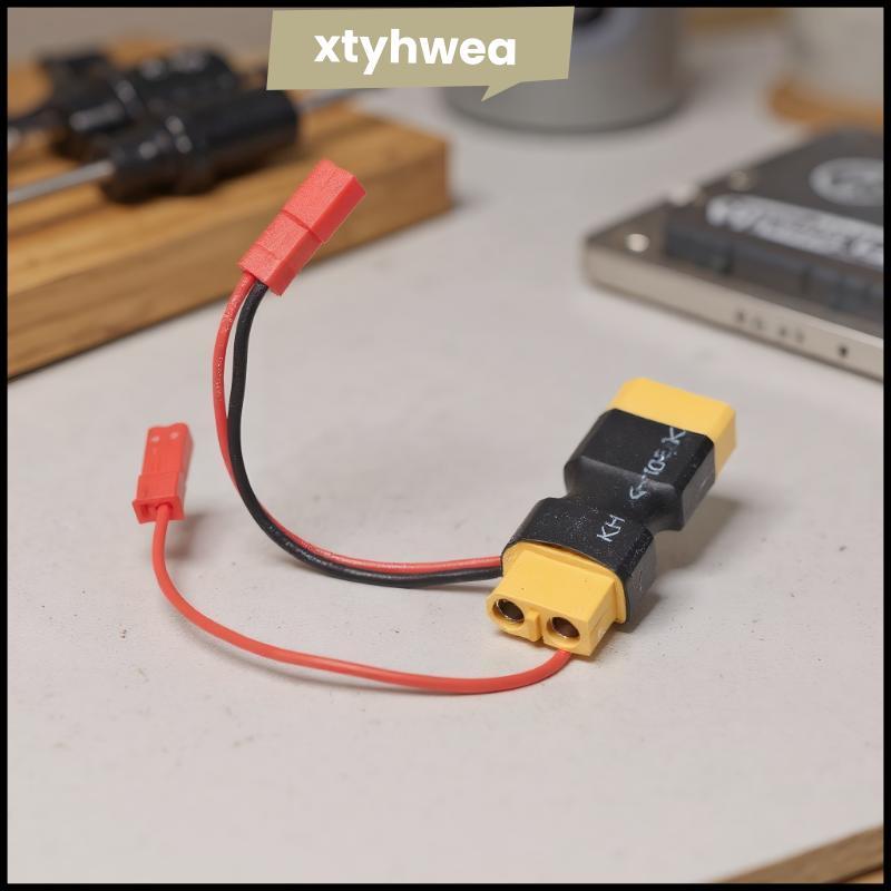 Xtyhweapz 1 ชิ้น RC แบตเตอรี่ Lipo อุปกรณ์เสริม XT60 ชายหญิง JST หญิง/ชาย In-line Power Adapter Lipo Connector Jelly