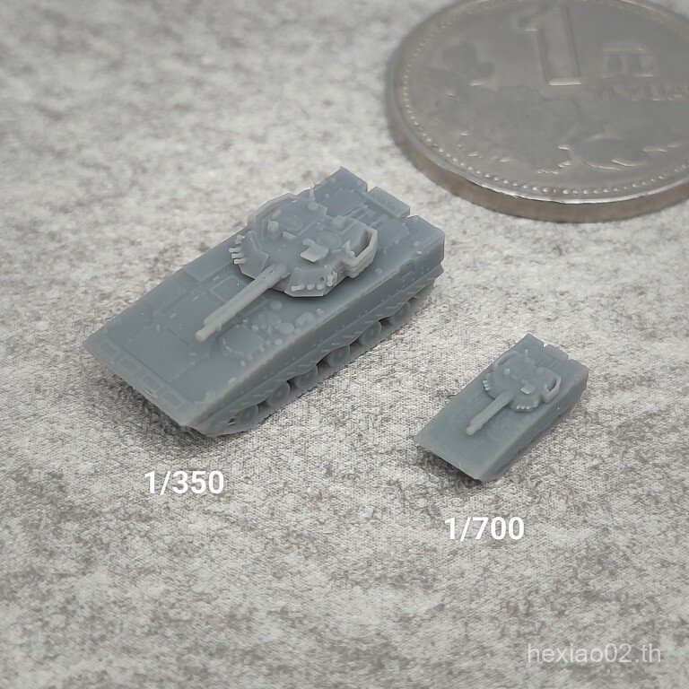 ZBD-04A สกู๊ตเตอร์เรซิ่นสีขาวรุ่น 1/350/700 ถัง Chariot Miniature รุ่น TK210 F9EV