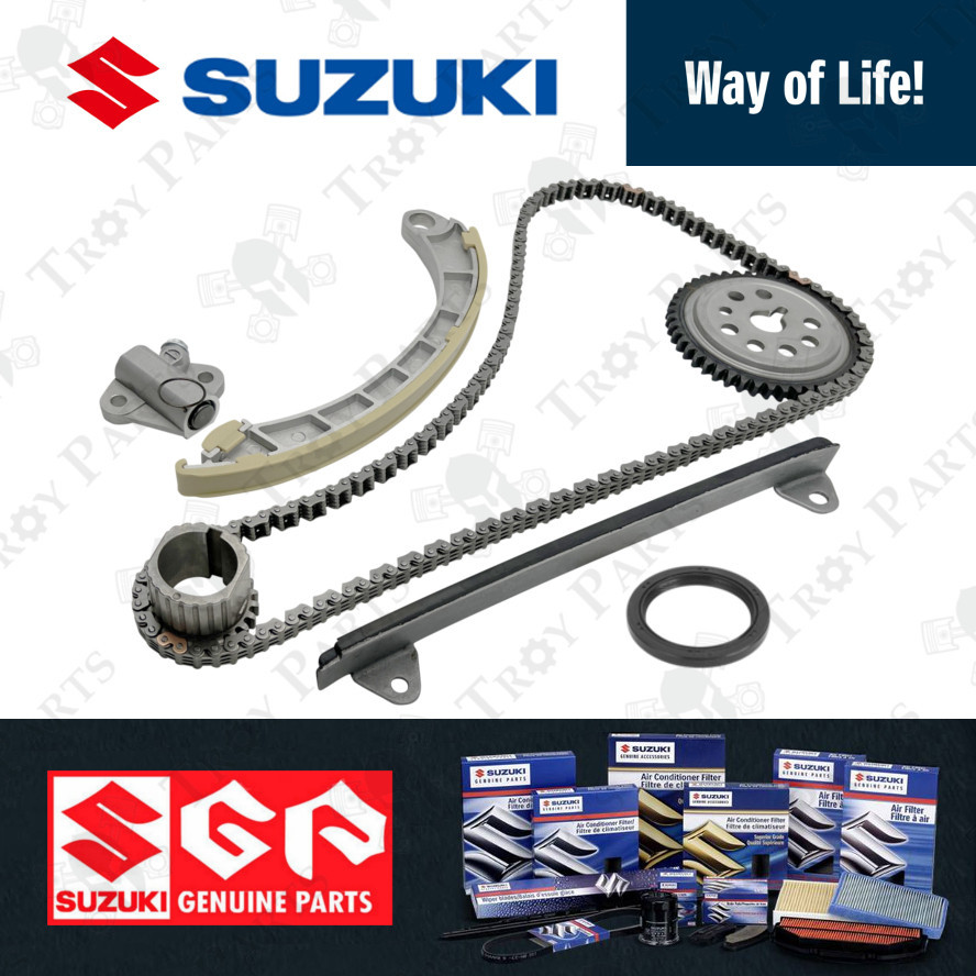 (7pc) ชุดโซ่ไทม์มิ่งเครื่องยนต์ Suzuki 12761-59R00 Proton Ertiga 2016–2019 Ertiga AV414 AZH414 1.4 K
