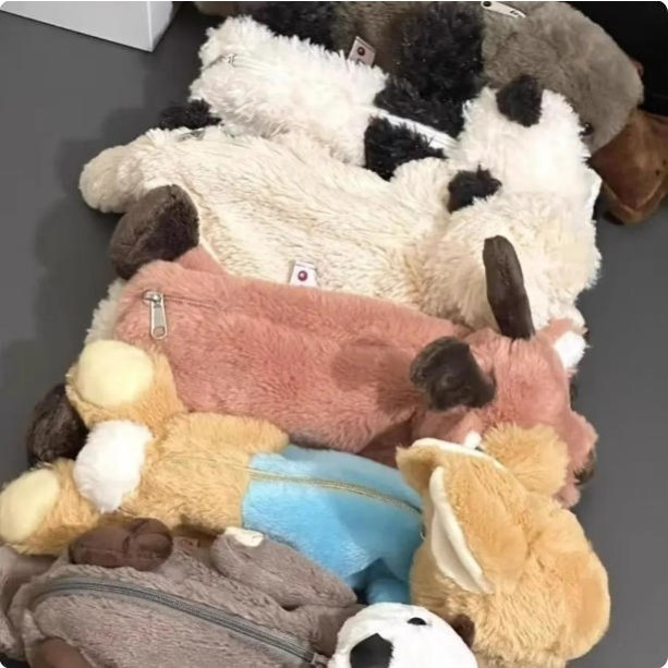 Plus Plush สัตว์เล็กดินสอน่ารักสร้างสรรค์นุ่ม Huhu Niche นักเรียน Nap กระเป๋าเครื่องเขียน Sea Otter 