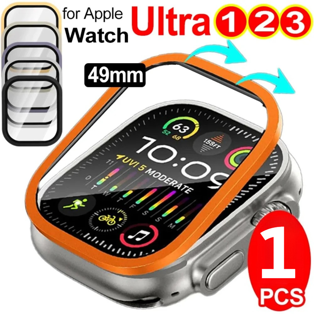 HD ฟิล์มกระจกนิรภัยใสสําหรับ Apple Watch Ultra4 Ultra3 Ultra2 Ultra Watch Screen Protector สําหรับ A