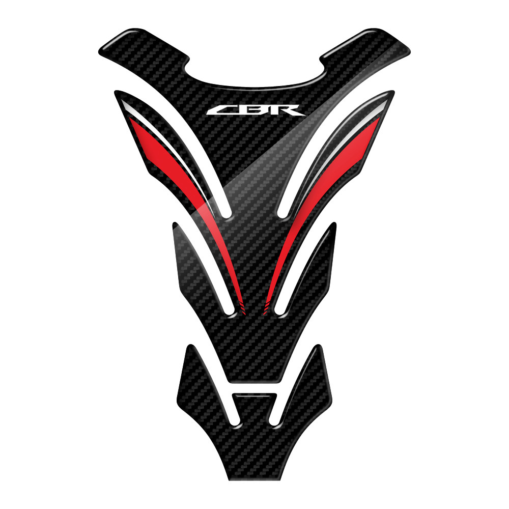 3D Carbon-look รถจักรยานยนต์ถัง Pad Protector สําหรับ Honda CBR 250RR 600RR 900RR 1000RR 650F 1100XX
