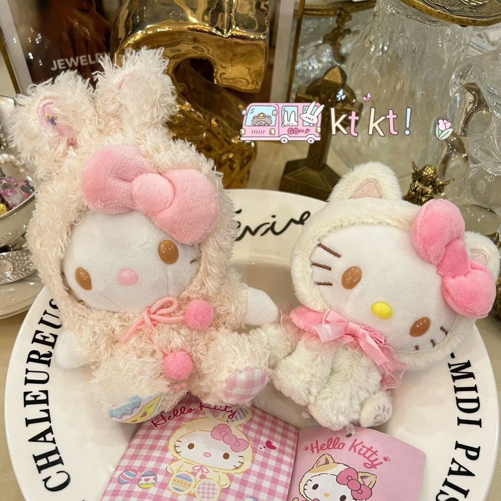 น่ารักน่ารัก Melody hellokitty นั่ง Posture Series kt ตุ๊กตาจี้ตุ๊กตาจี้ของขวัญหญิงน่ารัก 0803XH2 #.