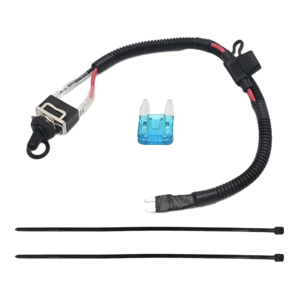 MDEOOSKY 30 ซม./11.81" Universal ยานยนต์ Switched Fuse Bypass Kit Fuse Bypass Switch ชุด 1 ชิ้น