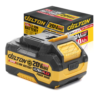 DELTON แบตเตอรี่ลิเธียมไอออน 20V สายชาร์จ แท่นชาร์จ Duo Charger ใช้ร่วมกับผลิตภัณฑ์ DELTON Power Share กลุ่ม UltraFlex