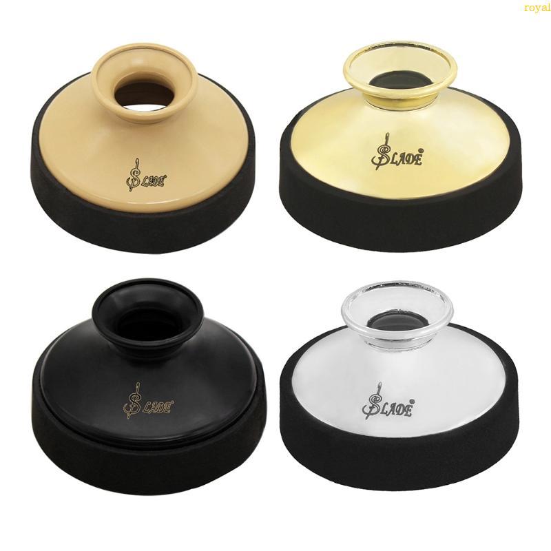 (ส่วนลดสูง)oyalking.th Alto Saxophone Silencer เครื่องดนตรีน้ําหนักเบา ABS Mute Dampener