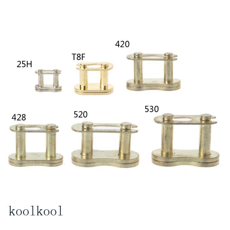 Kool โซ่รถจักรยานยนต์ Master Buckle Ring Link 25H T8F 420 428 520 530 Connecto