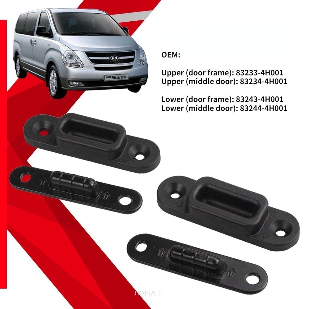 ยางกันกระแทกประตูไลด์(ประตูหลัง) Hyundai H-1 ตัวบน-ล่าง ราคา/4ชิ้น ฮุนได h1