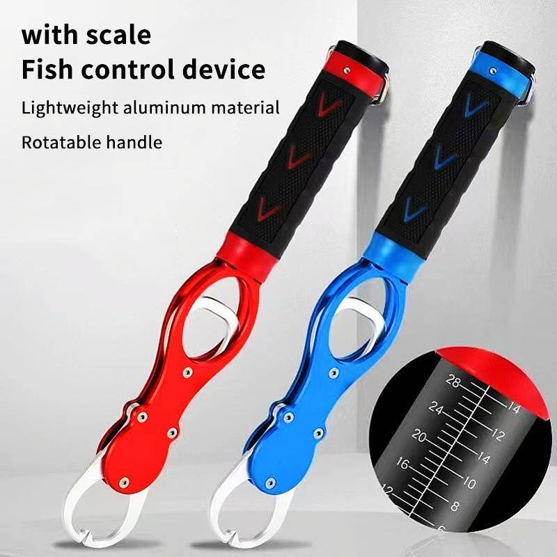 ONEBABY ตกปลา Lip Gripper ปลา Plier Hand Grip แบบพกพาอลูมิเนียมตกปลา Grip Hook Gripper น้ําหนักขนาดอ