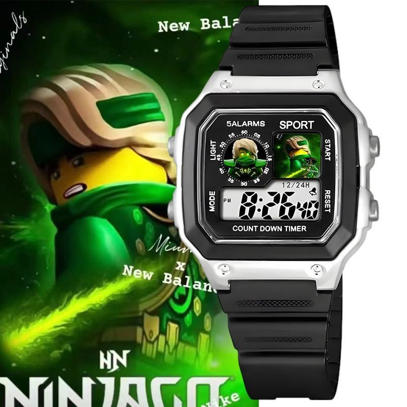 Lego Phantom Ninja Pain Watch Lloyd สินค้าสองมิตินักเรียนนาฬิกาสมาร์ทอินเทรนด์กีฬานาฬิกากันน้ํา