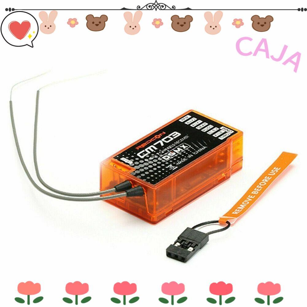 CAJA1 PPM Output Receiver,พลาสติก 2.4Ghz CM703 Receiver,RC Parts 7 Channel Orange RC Receiver DSM2 D