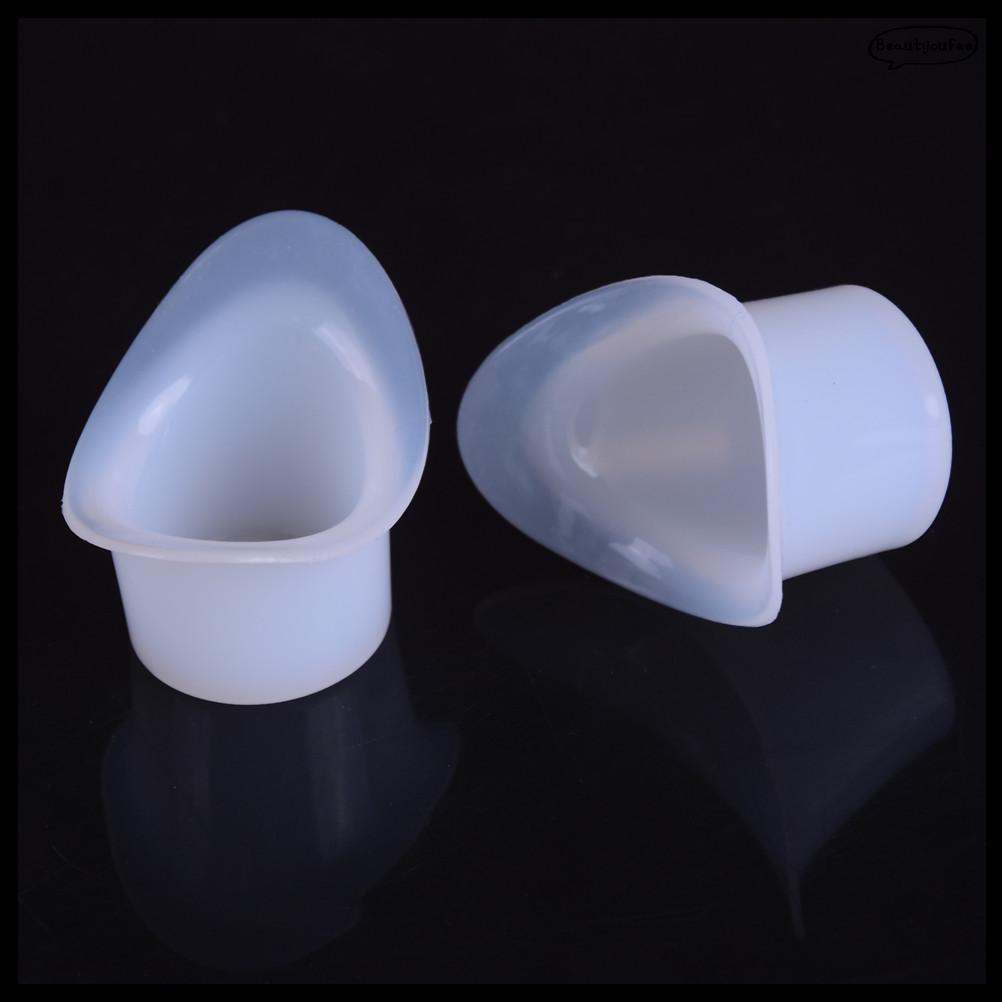 [Beautyoufeel] 2PCS Silica gel Eye Flush Cups First Aid Wash Bath Plastic Cups