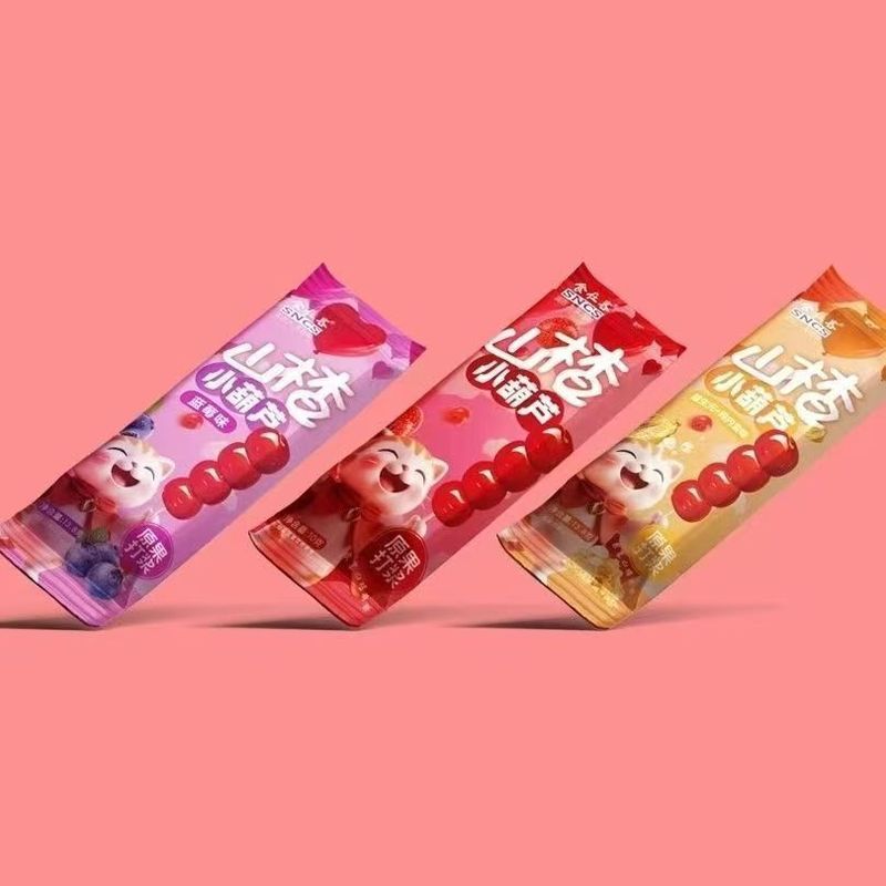 Shizaike Hawthorn Stick มะระขนาดเล็กรสดั้งเดิม Mulberry Blueberry โปรไบโอติกไก่ภายในทองบรรจุหีบห่อขน