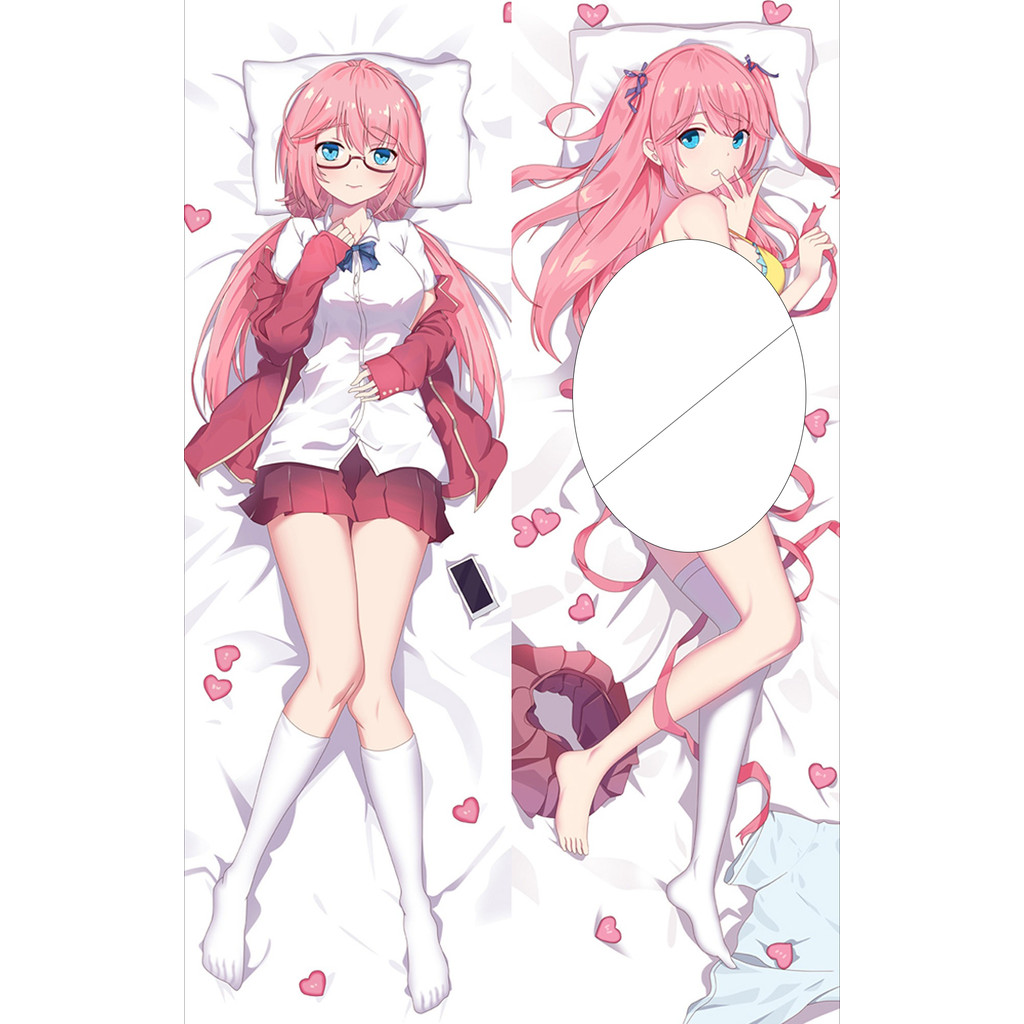 Airi-sakura Dakimakura 2WAYกอดหมอนBody Caseอะนิเมะหมอนเบาะ