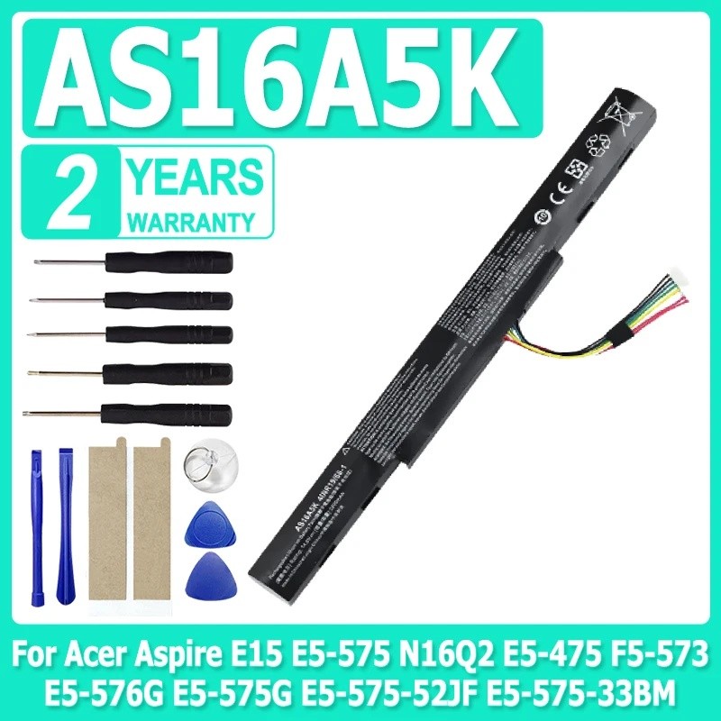 XDOU AS16A5K AS16A8K 4ICR19/66 แบตเตอรี่สําหรับ Acer Aspire E15 E5-575 N16Q2 E5-475 F5-573 E5-576G E