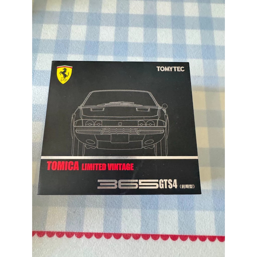 [สต๊อกพร้อม Orphan] Domeka+tlv+Ferrari+365+GTS4+Early Type+Black+Convertible Version+1/64 Slight San