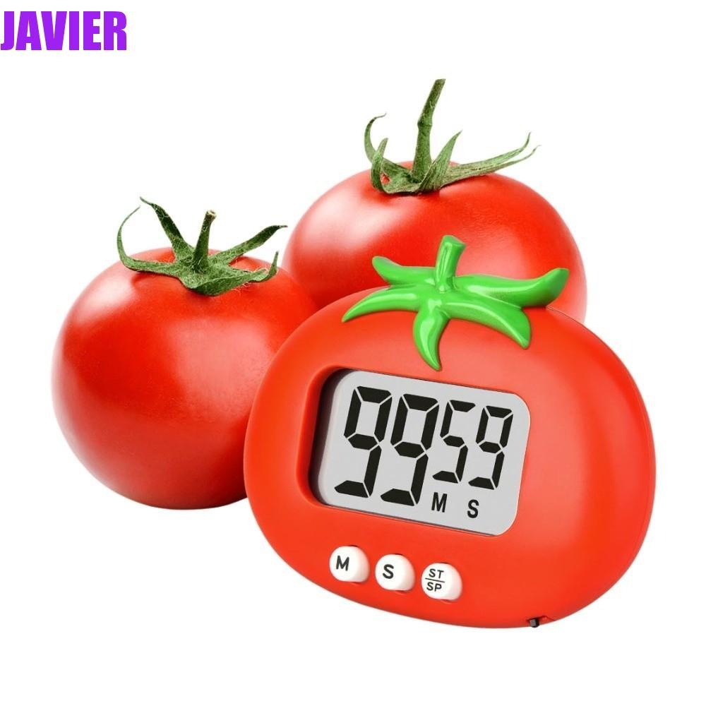 JAVIER Tomato Shape Counting Timer, Magnetic Focus Aid Learning Pomodoro Timer, Time Management Tool