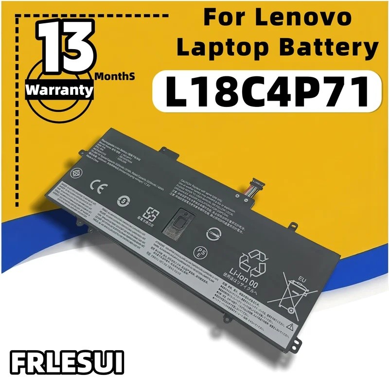 FRLESUI L18C4P71 15.36V แบตเตอรี่สําหรับ Lenovo ThinkPad X1 Carbon 7th 8th Gen X1 โยคะ 4th 5th Gen L