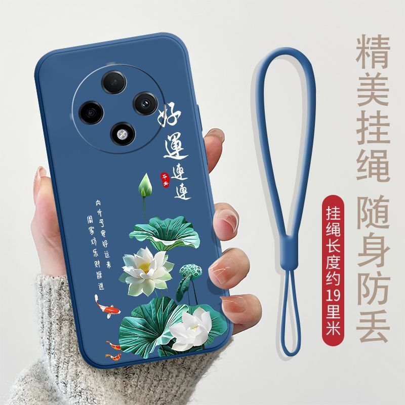 สไตล์จีน oppoa3pro เคสโทรศัพท์ PJY110 ซิลิโคนเหลวรวมทุกอย่าง National อินเทรนด์ Soft Case ปลอดภัยโชค